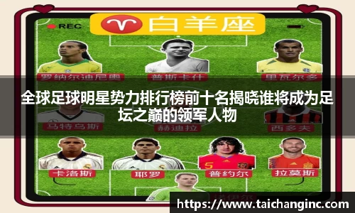全球足球明星势力排行榜前十名揭晓谁将成为足坛之巅的领军人物